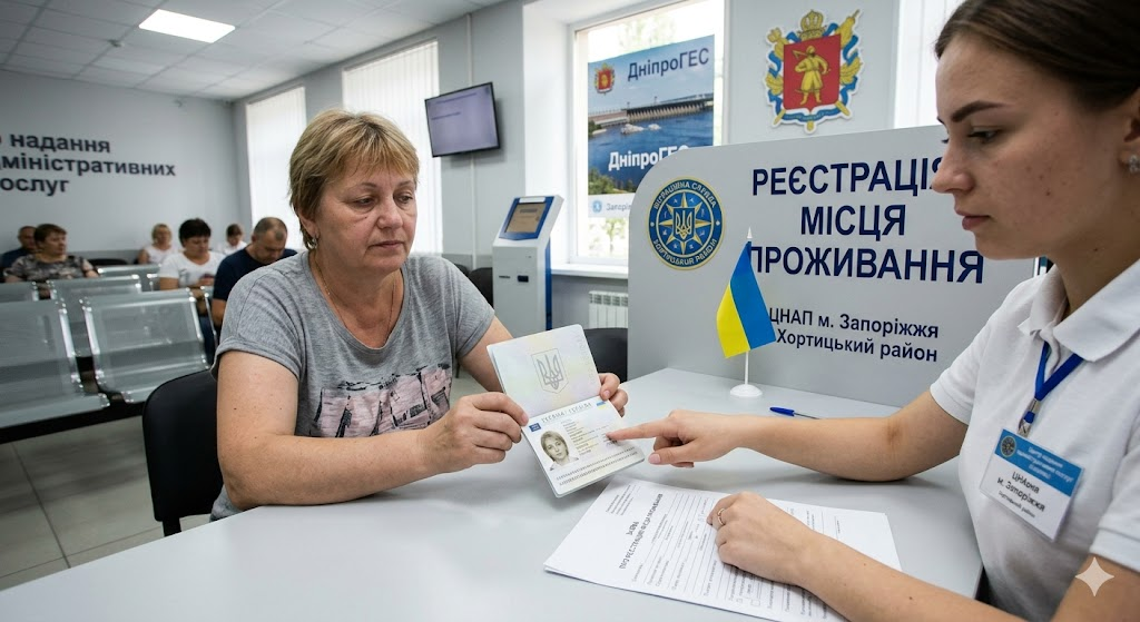 Прописка у Запоріжжі. Оплата після прописки.